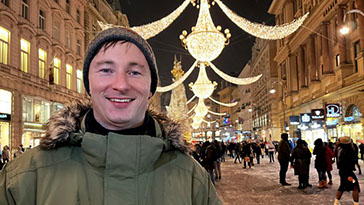 Lars von Lennep supported Jamie Theakston and his camera crew as field producer in Berlin, Munich and Vienna